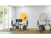 Panneau de plafond acoustique rond Feutre PET Ø120cm Gris clair