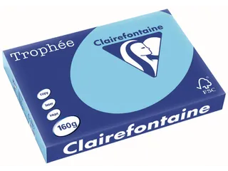 Trophée Pastel Gekleurd papier A3 160 Gram 250 vel Helblauw - 1