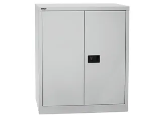 kantoorkast openslaande deuren HxBxD 1000x914x400mm Stalen lichtgrijs - 3