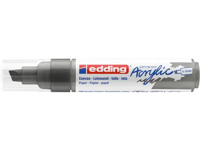 Acrylmarker edding e-5000 breed antraciet