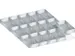 kit de bacs de rangement,15bacs,p. face avant H 100/125mm,larg. 500mm
