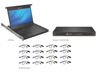 Vertiv Avocent LRA185KMM16D-001, 48,3 cm (19 inch), 1366 x 768 Pixels, - 3