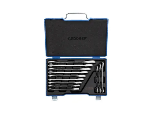 GEDORE 7 R-012 Set steeksleutels met ringratel 12stuks 8-19mm