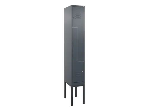 Z-garderobekast,HxBxD 2120x300x500mm,vak B 150/300mm,cil.-slot