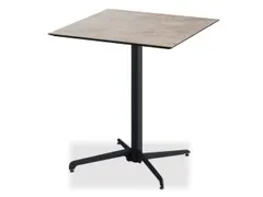 outdoortafel,HxBxD 740x700x700mm,rechthoekig,X-onderstel zwart