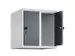 opzetkast,v. locker,2vak.,vak B 250mm,HxBxD 500x500x500mm,vleugeldeur