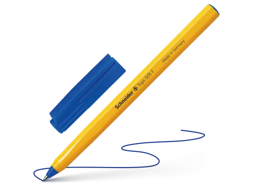 Balpen Schneider Tops 505 fijn blauw