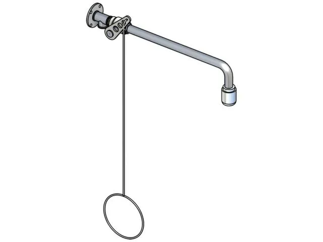 plensdouche,m. debietmeter,50l/min,aansluiting 3/4 inch binnen,RVS
