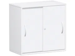 schuifdeurkast,HxBxD 798x800x425mm,1xhouten vloer,2ordnerhoogte