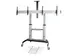 Dual TV Standaard op Wielen voor 37-60 Inch VESA TV's