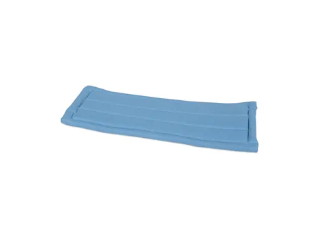 Microvezel Glasmop 26x10-5cm Recht Blauw 5 Stuks