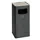 Combi-asbak Hxd 700X320X320Mm Vierkant Antiekzilver