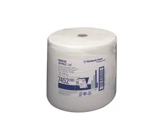 Wypall L40 7452 Poetsdoeken Op Rol Wit 1-laags - 1