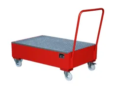 Mobiele Opvangbak Hxbxd 510X1200X800Mm 2X200L Staand Ral3000