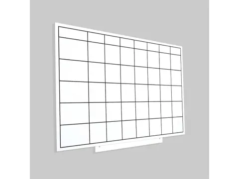 Whiteboard Rocada Skinplanner 75x115cm wit gelakt