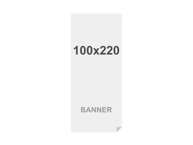 Print voor Banner 100x220cm Multi Layer Materiaal 220g/m²