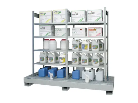 Stelling Gevaarlijke Stoffen 2000x600x2000mm 10roosterlegborden