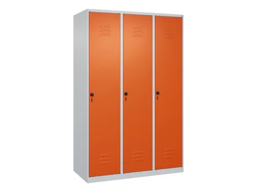 locker voor scheiding van kleding,HxBxD 1850x1200x500mm,3vak