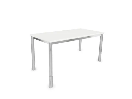 In hoogte verstelbaar bureau,HxBxD 720-840x1200x600mm,Bl-wit