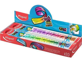 Liniaal Maped Twist 'n Flex Decor Animals 20cm display à 20 stuks ass - 7