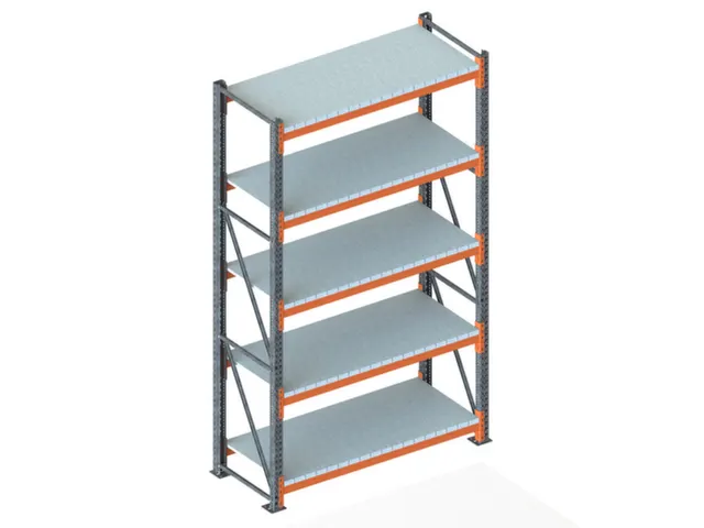 rayonnage grande largeur,rayonnage départ,HxlxP 3300x1995x800mm