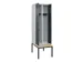 locker met bank,voor scheiding van kleding,HxBxD 2120x600x815mm,2vak