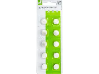 Q-connect Knoopcel batterij LR44 Alkaline 10 stuks - 3