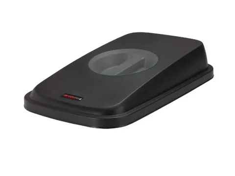 Afvalbak Selecto Basic deksel met handvat 70 Liter Grijs