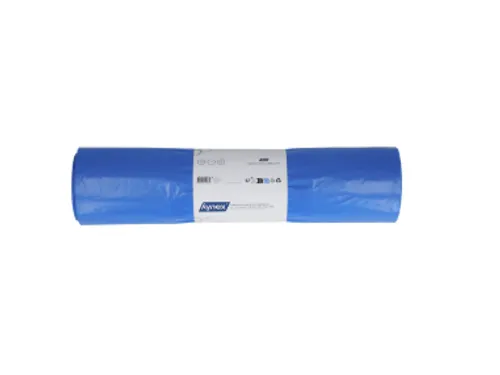 Hynex Afvalzak LDPE Gerecycled T80 240 Liter Blauw 65+50x135cm 10st