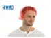 PP non woven haarnet rood 53cm bouffant cap maat L 1000 Stuks