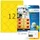 HERMA 5152 Gekleurde etiketten A4 Rond 60mm Neon Geel 240 stuks