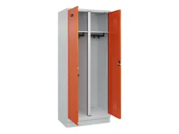 locker voor scheiding van kleding,HxBxD 1950x800x500mm,2vak