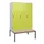 locker met bank,HxBxD 1950x1200x815mm,3vak,vak B 400mm,draaigrendel