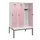 locker met bank,HxBxD 1950x1200x815mm,3vak,vak B 400mm,draaigrendel