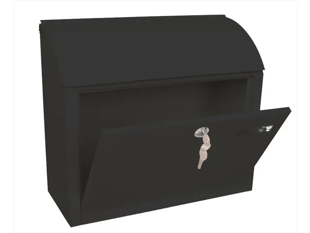 Wandbrievenbus Denian Antraciet Staal