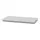 legbord,v. ESD-stelling,BxD 1300x600mm,staal,lichtgrijs