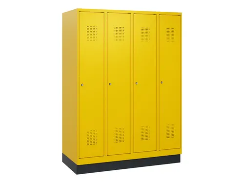 schoollocker,HxBxD 1630x1200x500mm,4vak,vak B 300mm,cil.-slot,sokkel
