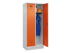 locker,HxBxD 1950x800x500mm,2vak,vak B 400mm,cil.-slot,sokkel