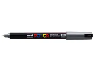 Verfstift Posca PC1MR Extra Fijne punt 0,7mm Zilver - 1