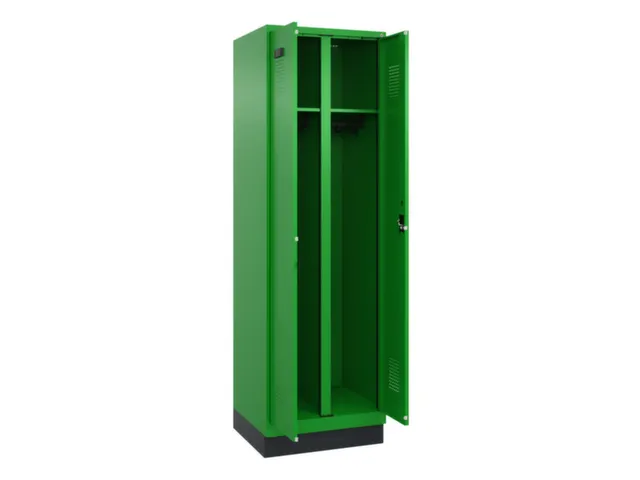 locker voor scheiding van kleding,HxBxD 1950x600x500mm,2vak
