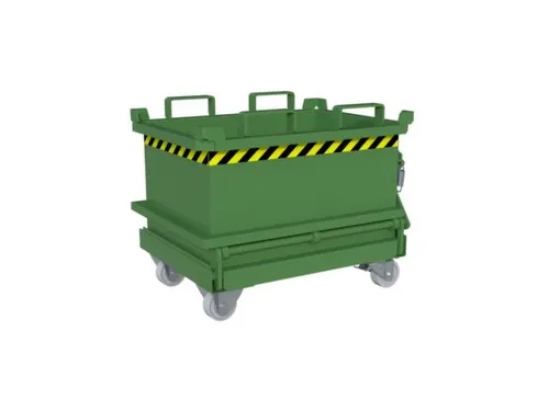 mini-bodemklepcontainer,HxLxB 625x600x800mm,0,13m³,inrijbeugel,staal