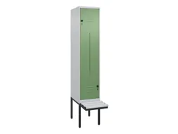 Z-garderobekast,HxBxD 2120x400x815mm,2vak,vak B 400mm,draaigrendel