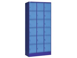 Elektro-Vakkenkast Hxbxd 1995x905x582mm 18 Vakken Sokkel - 1