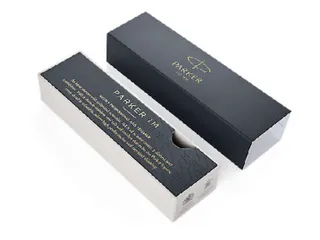 Vulpen Parker IM Black Lacquer CT Finish Fijn Blauwe inkt - 15