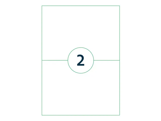 Etiket Qbasic A4 1.000 vel 210x148mm 2000 labels