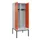 locker met bank,voor scheiding van kleding,HxBxD 2120x800x815mm,2vak