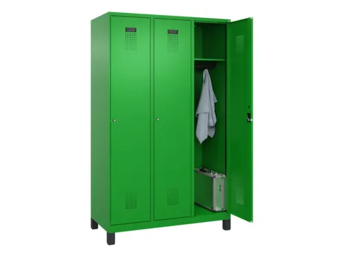 locker,HxBxD 1950x1200x500mm,3vak,vak B 400mm,cil.-slot,voeten