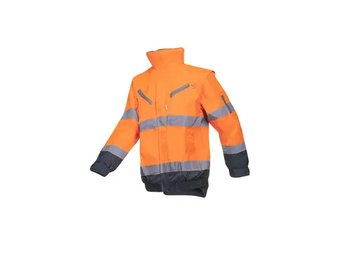 Sioen Campbell 364A hi-vis bomber jack, fluo oranje, maat M, per stuk