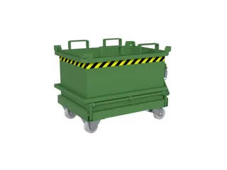 mini-bodemklepcontainer,HxLxB 625x600x800mm,0,13m³,inrijbeugel,staal - 4