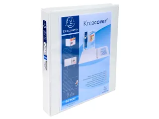 Ringmap Pp Personaliseerbaar Kreacover 4D-Ringen 25mm A4 Maxi Wit - 2